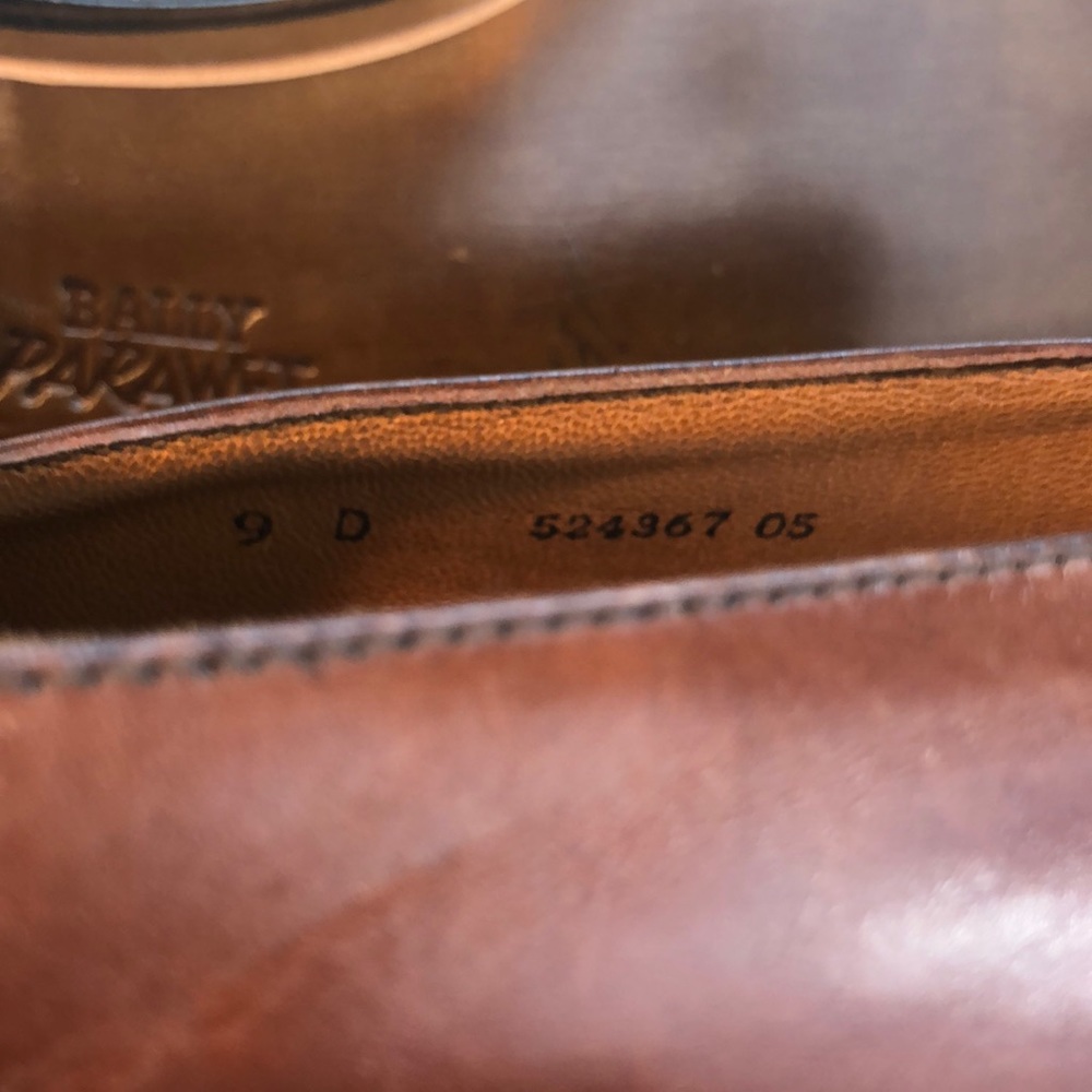 Bally Prestige Brown Leather Tassel Loafers Size 9 - Picture 10 of 10